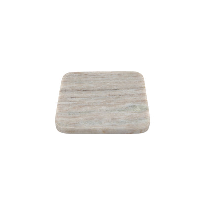 MW Coaster Collective Square Marble Coaster 10cm Beige