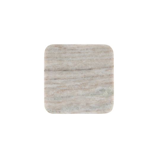 MW Coaster Collective Square Marble Coaster 10cm Beige