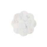 MW Coaster Collective Scallop Marble Coaster 11.5cm White