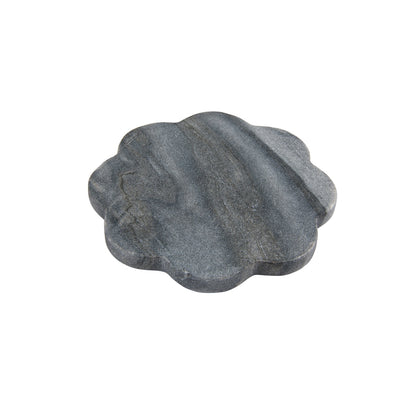 MW Coaster Collective Scallop Marble Coaster 11.5cm Charcoal
