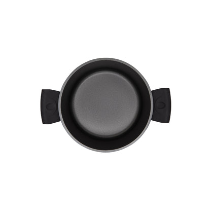 Maxwell & Williams Cast Lite Non-Stick Casserole 20cm / 2.4L Black Gift Boxed