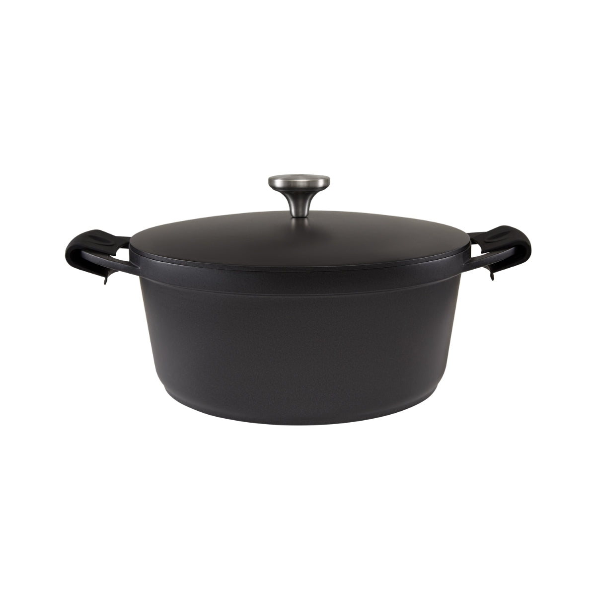 Maxwell & Williams Cast Lite Non-Stick Casserole 28cm / 6.3L Black Gift Boxed