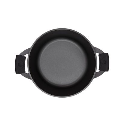 Maxwell & Williams Cast Lite Non-Stick Casserole 28cm / 6.3L Black Gift Boxed