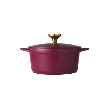 Maxwell & Williams Cast Lite Non-Stick Casserole 20cm / 2.4L Cherry Gift Boxed