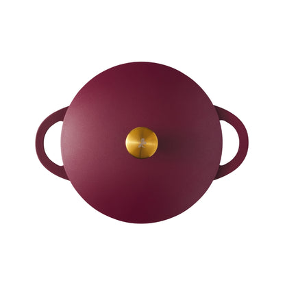 Maxwell & Williams Cast Lite Non-Stick Casserole 28cm / 6.3L Cherry Gift Boxed