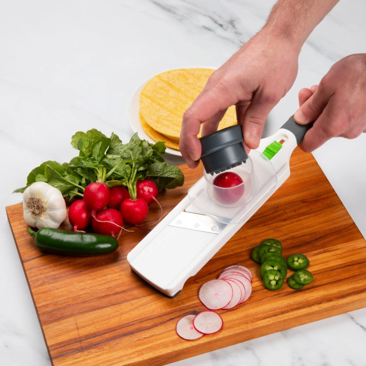 Mandoline Simple Small Adjust-A-Slice Mini Mandoline | Progressive | Matchbox