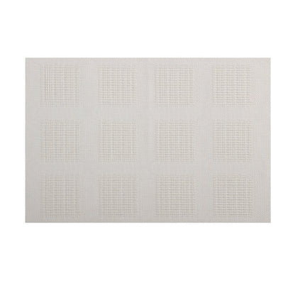 Placemat 45X30Cm White Squares