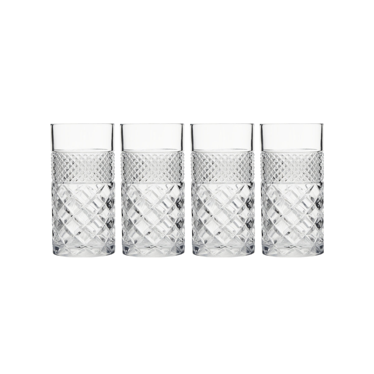 Maxwell & Williams Speakeasy Highball Glass 380ML Set of 4 Gift Boxed