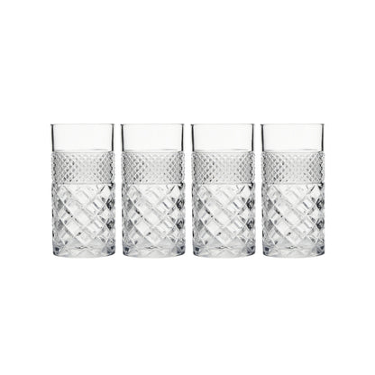 Maxwell & Williams Speakeasy Highball Glass 380ML Set of 4 Gift Boxed