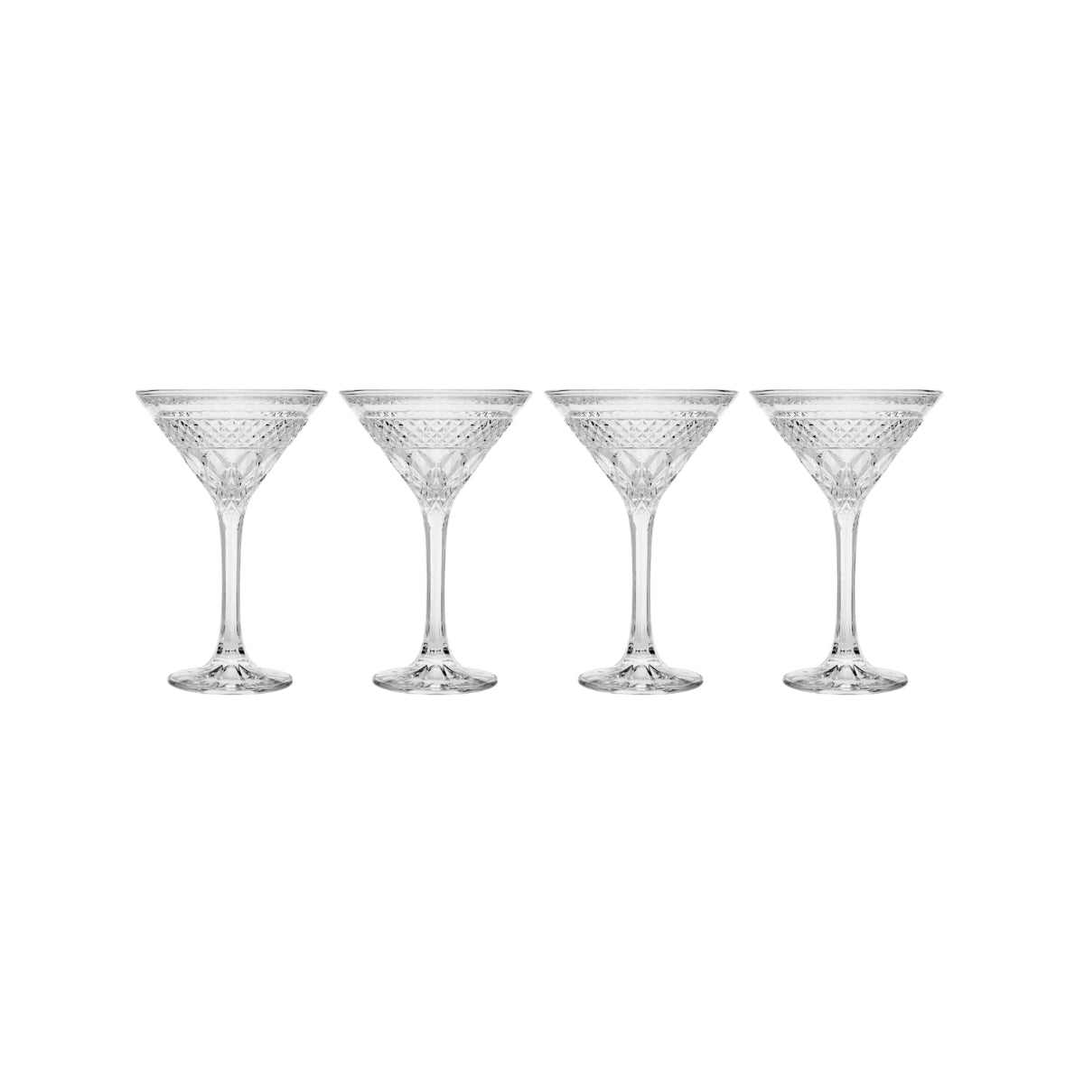 Speakeasy Martini Glass 180ML Set of 4 Gift Boxed
