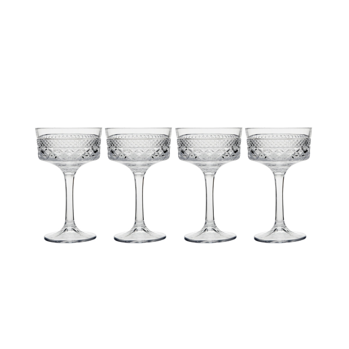 Maxwell & Williams Speakeasy Coupe Glass 280ML Set of 4 Gift Boxed
