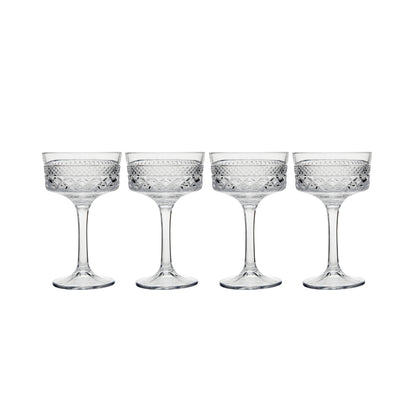 Maxwell & Williams Speakeasy Coupe Glass 280ML Set of 4 Gift Boxed