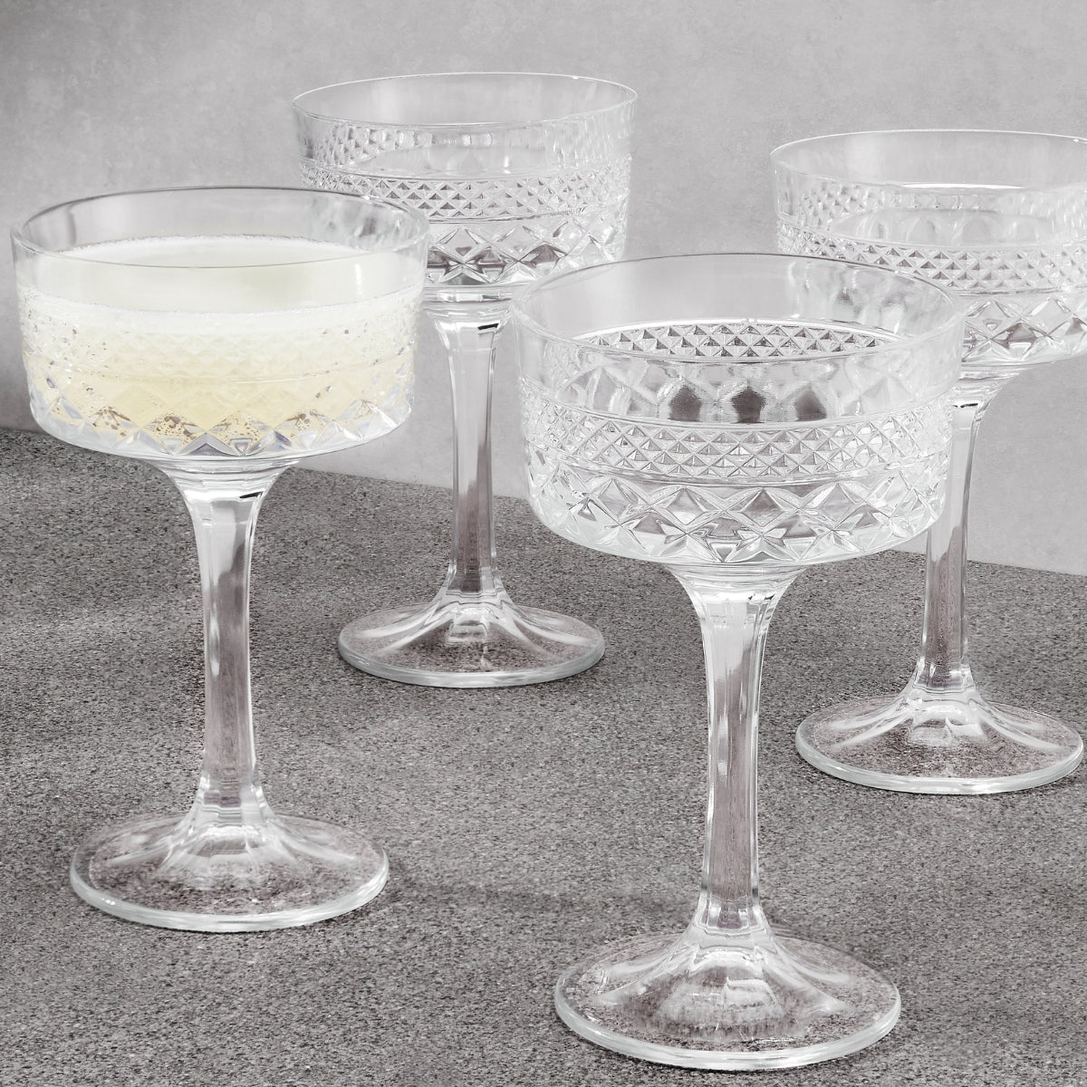Maxwell & Williams Speakeasy Coupe Glass 280ML Set of 4 Gift Boxed