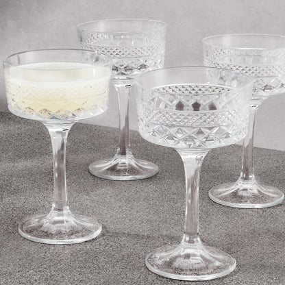 Maxwell & Williams Speakeasy Coupe Glass 280ML Set of 4 Gift Boxed