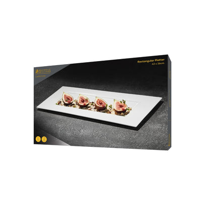 Cashmere Rectangular Platter 42x26cm Gift Boxed