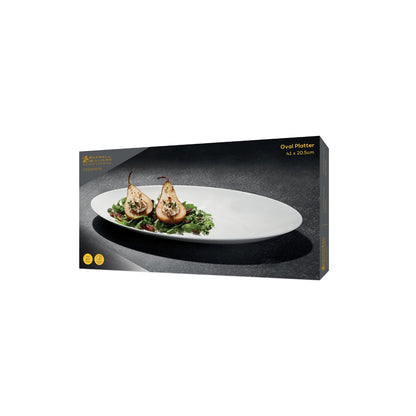 Cashmere Oval Platter 41x20.5cm Gift Boxed