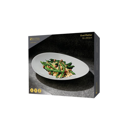 Cashmere Oval Platter 31x25.5cm Gift Boxed