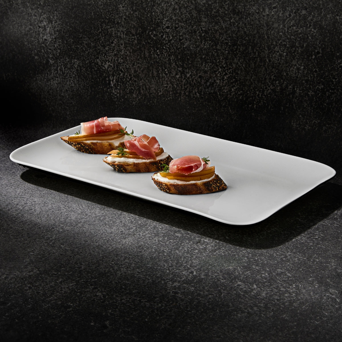 Cashmere Rectangular Platter 42x25cm Gift Boxed