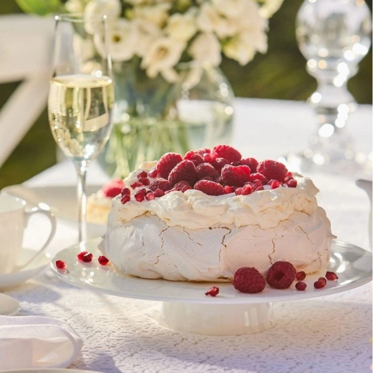 Cashmere Footed Cake Stand 28.5x5.5cm Gift Boxed