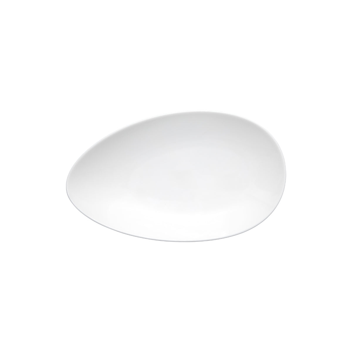 White Basics Oval Platter 30x18cm Gift Boxed