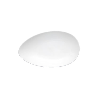 White Basics Oval Platter 30x18cm Gift Boxed