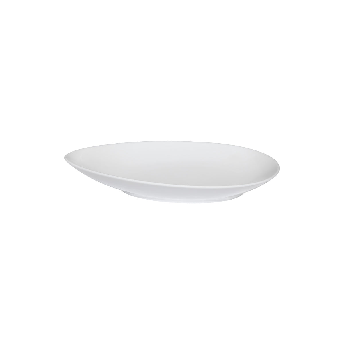 White Basics Oval Platter 30x18cm Gift Boxed