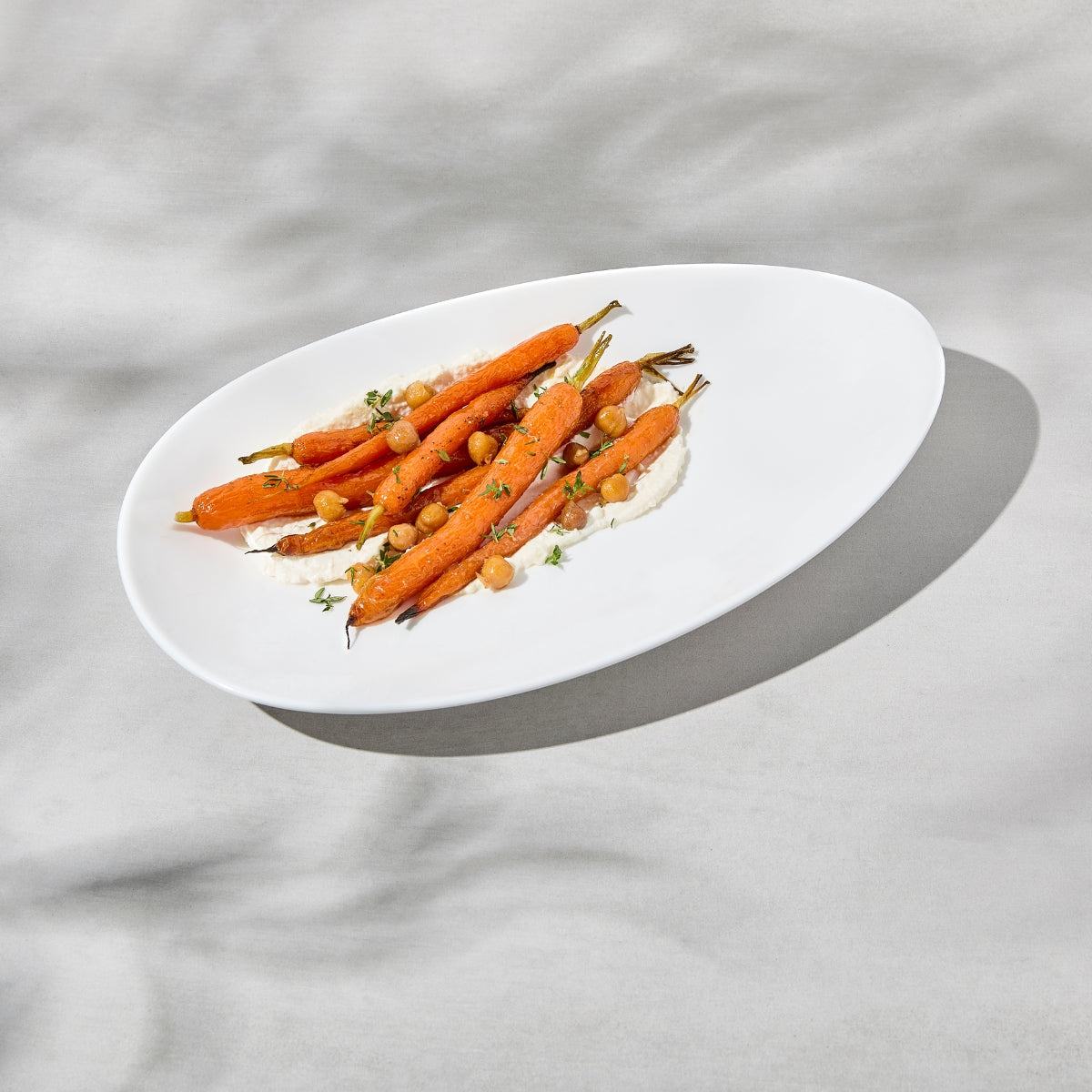 White Basics Oval Platter 30x18cm Gift Boxed