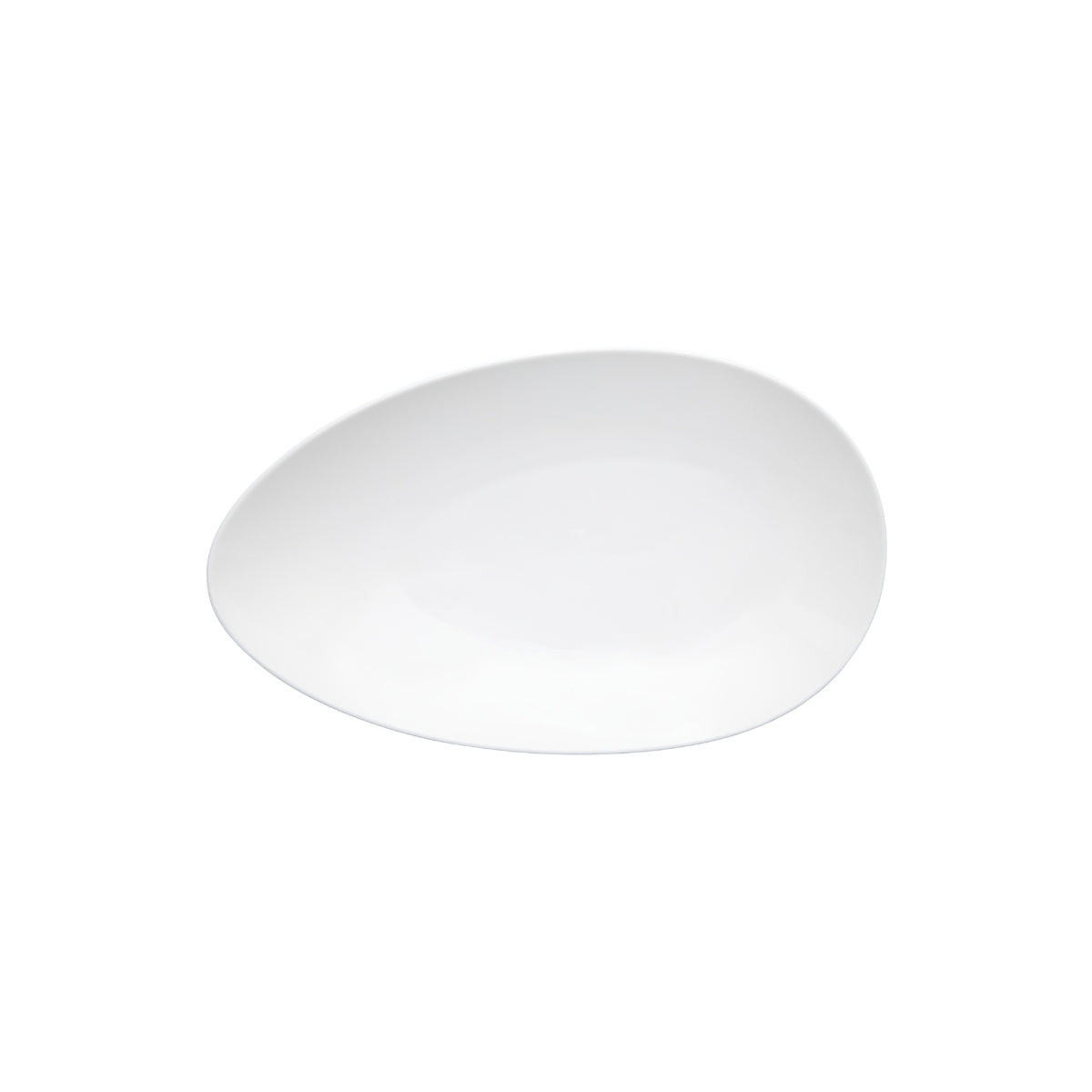 White Basics Oval Platter 35x21cm Gift Boxed
