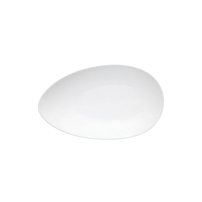 White Basics Oval Platter 35x21cm Gift Boxed