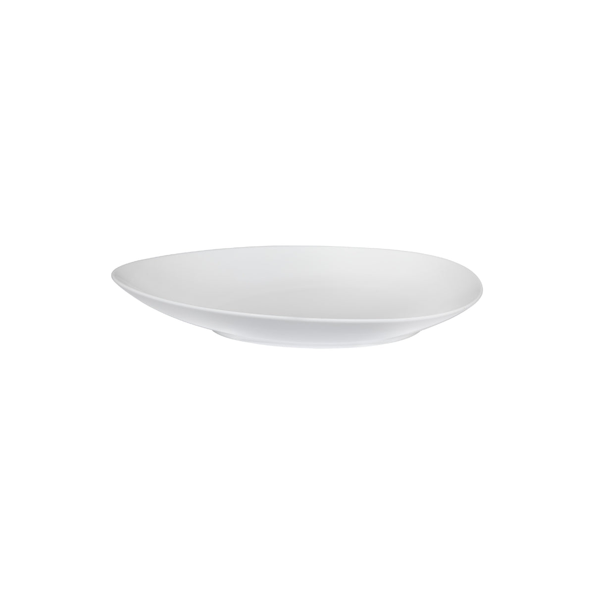 White Basics Oval Platter 35x21cm Gift Boxed