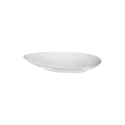 White Basics Oval Platter 40x24cm Gift Boxed