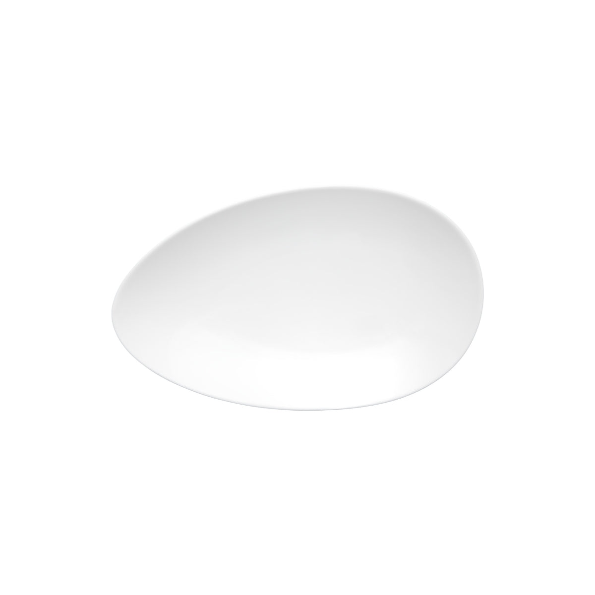 White Basics Oval Platter 40x24cm Gift Boxed