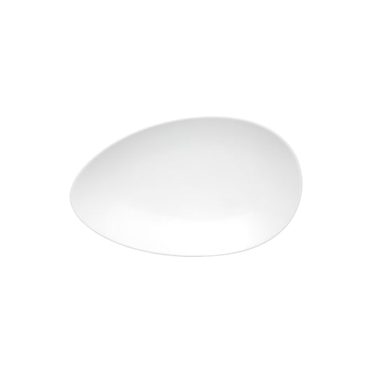 White Basics Oval Platter 40x24cm Gift Boxed