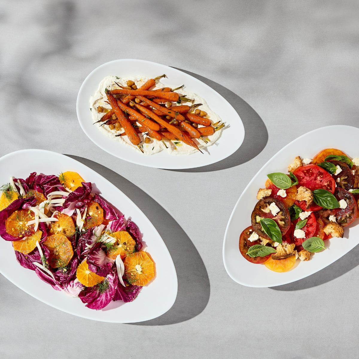 White Basics Oval Platter 40x24cm Gift Boxed