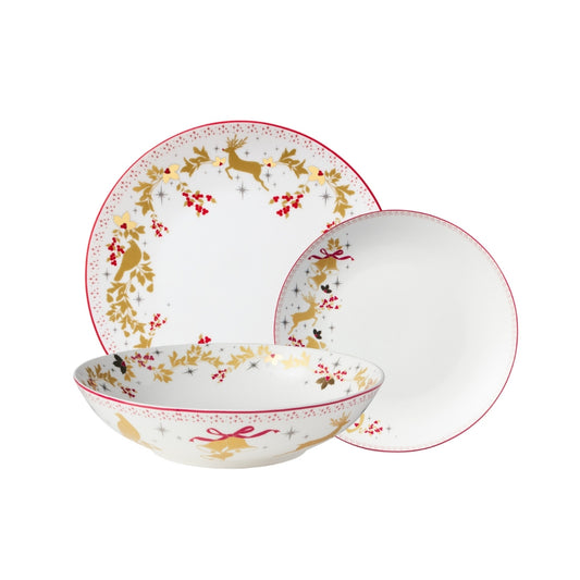 Maxwell & Williams White Christmas 2026 Coupe Dinner Set 12pc Gift Boxed