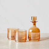 Maxwell & Williams Glamour Stacked Decanter Set Gold on Bench Unstacked
