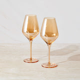 Maxwell & Williams Glamour Gold Wine Glasses Set of 2 520ml
