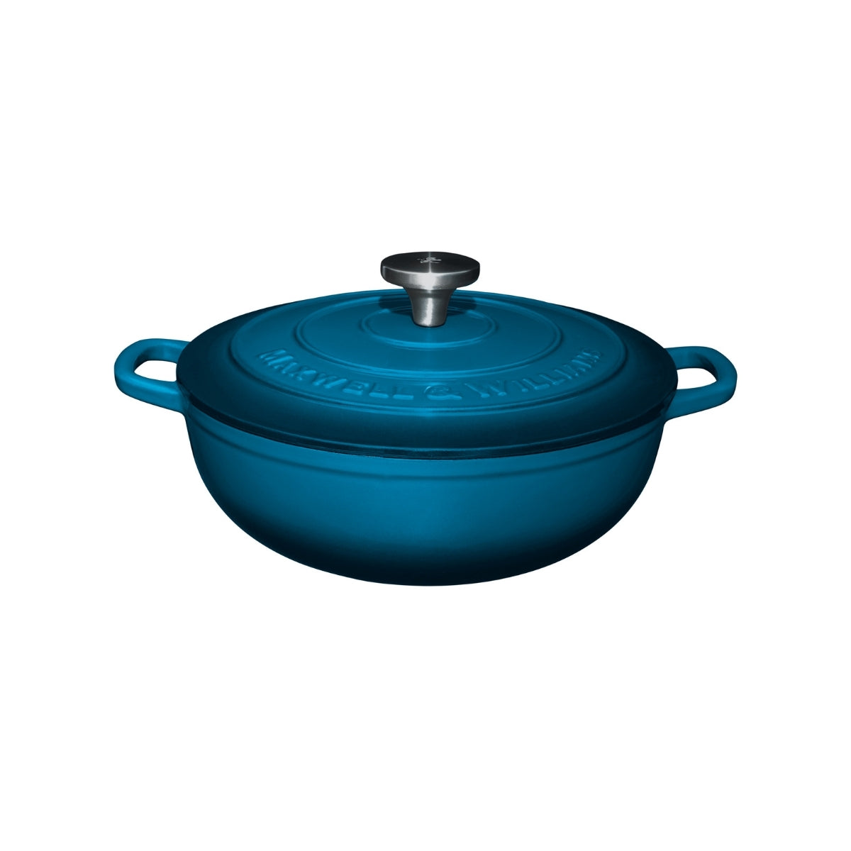 Cast Iron Round Casserole Midnight Blue 26cm / 4L Gift Boxed