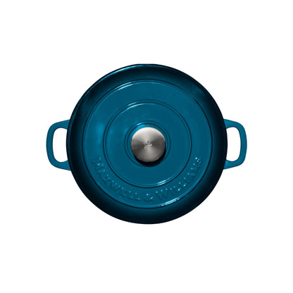 Cast Iron Round Casserole Midnight Blue 26cm / 4L Gift Boxed