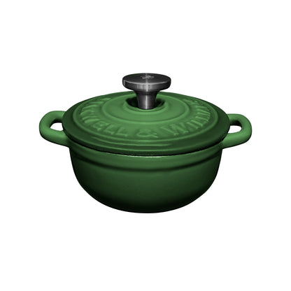Cast Iron Cocotte English Racing Green 9.5cm / 260ML Gift Boxed