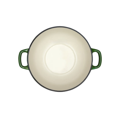 Cast Iron Round Casserole English Racing Green 24cm / 3.3L Gift Boxed