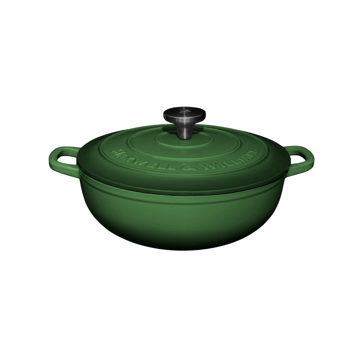 Cast Iron Round Casserole English Racing Green 26cm / 4L Gift Boxed