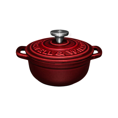 Cast Iron Cocotte Merlot 9.5cm / 260ML Gift Boxed