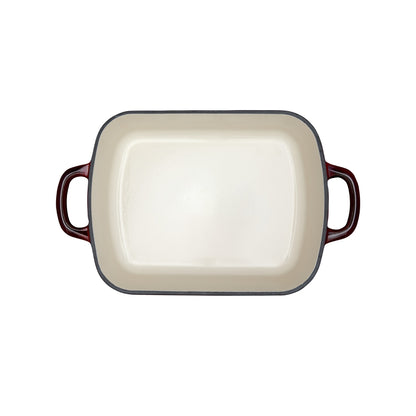 Cast Iron Roaster Merlot 28x21cm / 3L Gift Boxed