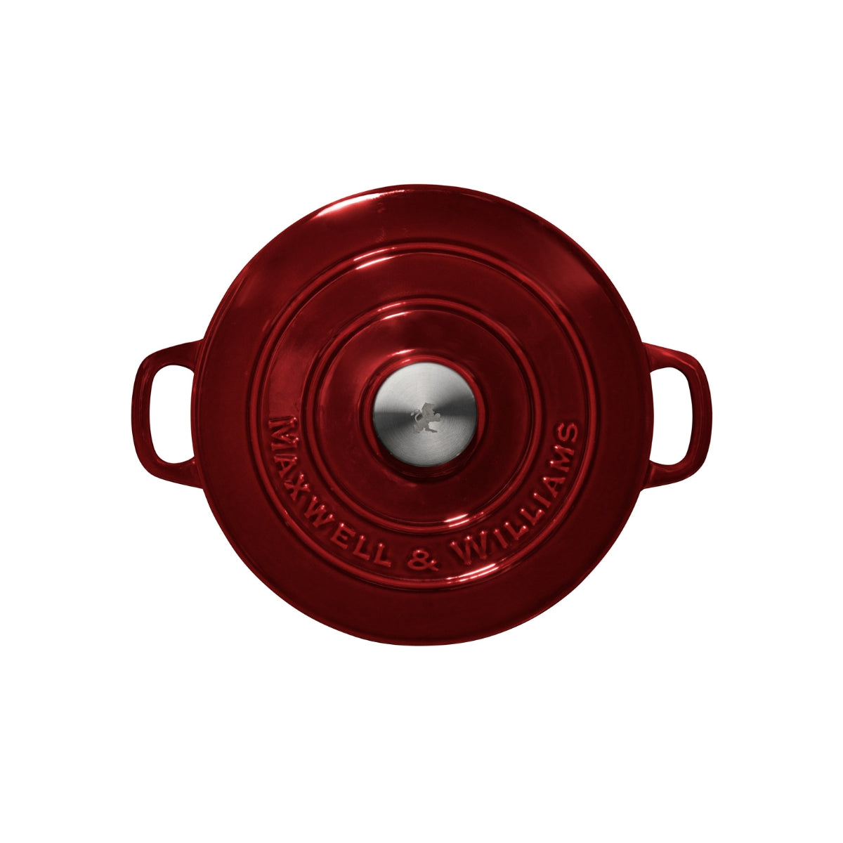 Cast Iron Round Casserole Merlot 24cm / 3.3L Gift Boxed