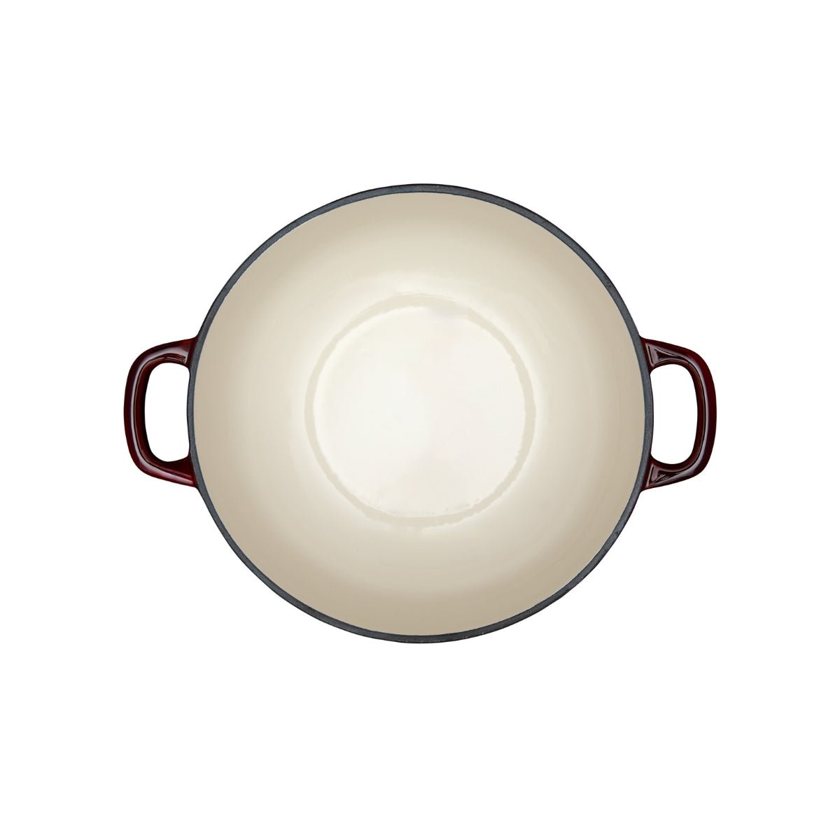 Cast Iron Round Casserole Merlot 24cm / 3.3L Gift Boxed