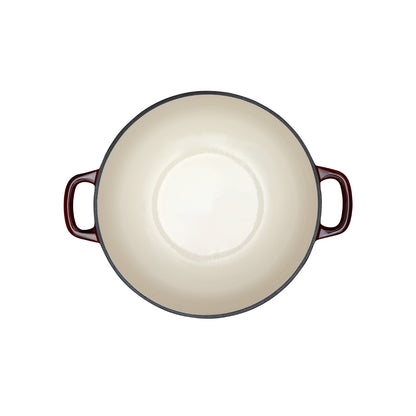 Cast Iron Round Casserole Merlot 26cm / 4L Gift Boxed