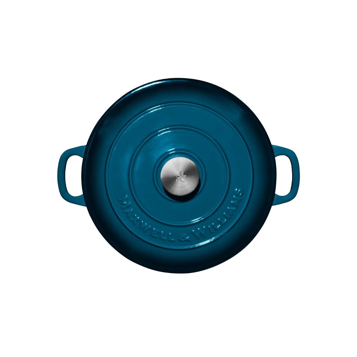 Cast Iron Round Casserole Midnight Blue 28cm / 6.2L Gift Boxed