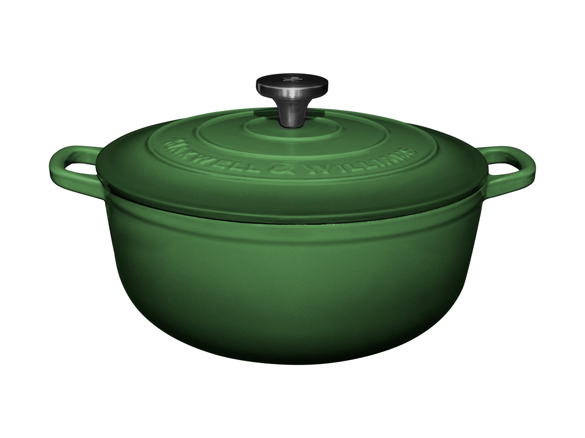 Cast Iron Round Casserole English Racing Green 28cm / 6.2L Gift Boxed