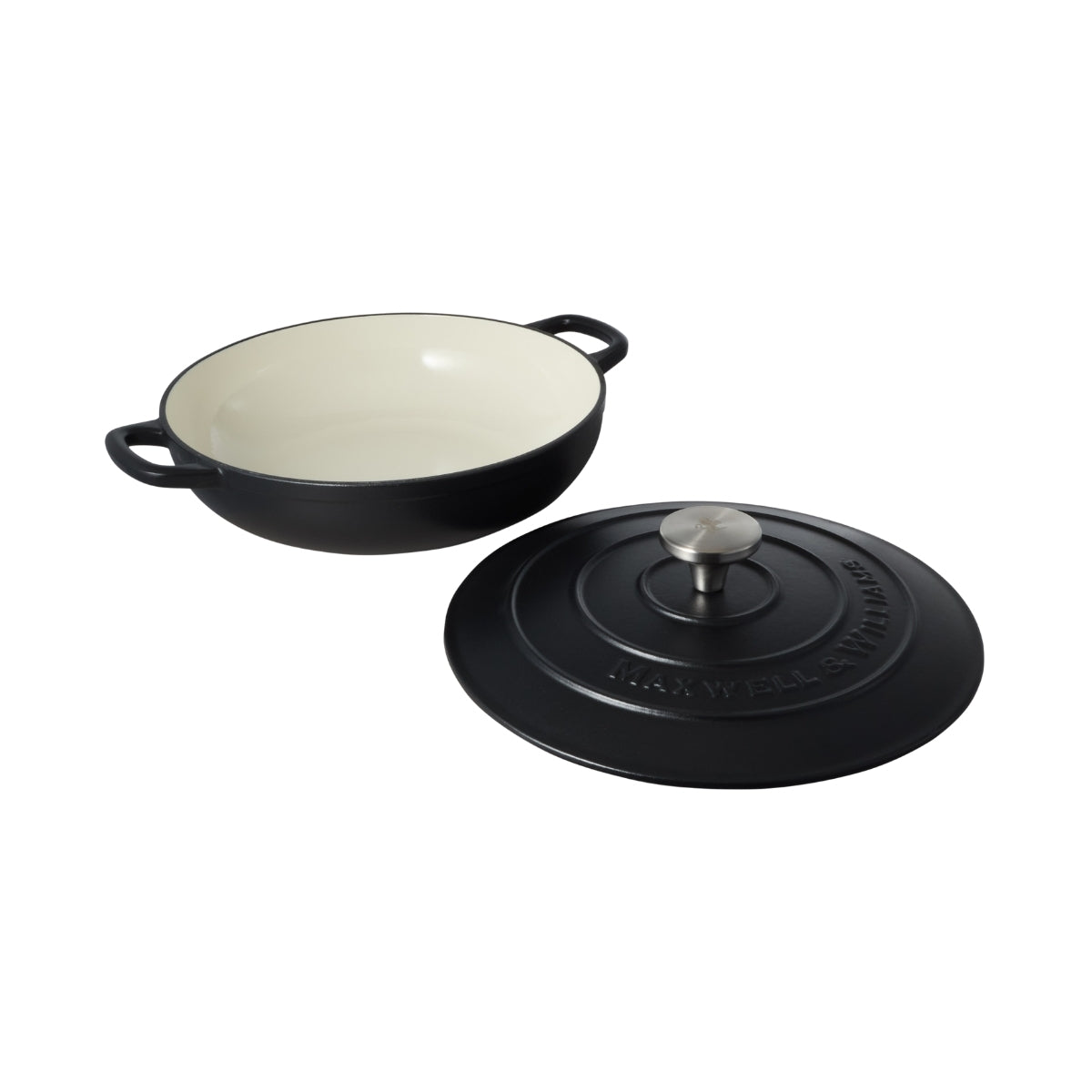 Maxwell & Williams Cast Iron Braiser Black 27cm / 3.3L Gift Boxed
